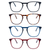 Zeitlose Lesebrille Berlin 4read Concept und flexiblem Federscharnier in 4 Farben