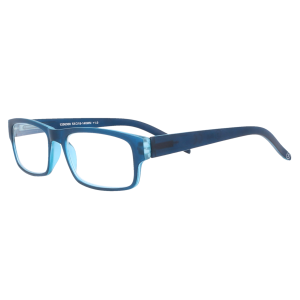 Klassische Fertiglesebrille aus Kunststoff in 2 matten...