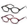 Retro Lesebrille "Paola" in ovaler Form mit individueller Verglasung