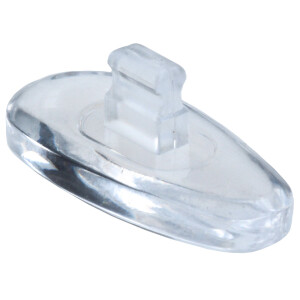 Nasenpad aus Glas (allergiefrei) zum Klicken Tropfen 15mm