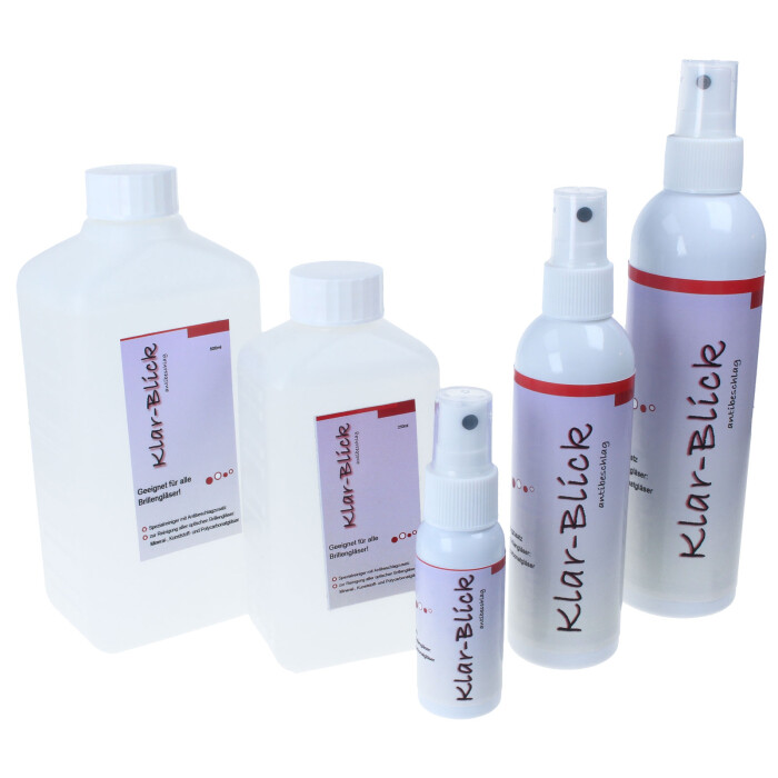 Brillenreinigungsspray / Antibeschlagspray `Klar-Blick` ANTIBESCHLAG
