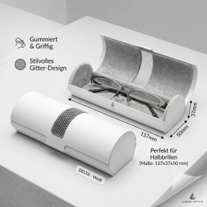Skandinavisches Design-Etui Delta mit atmungsaktivem Mesh-Fenster