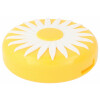 Kontaktlinsen Aufbewahrungsbox FLOWER für alle Arten von Kontaktlinsen - Gelb
