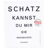 Brillenputztuch von Rannenberg & Friends "Schatz kannst du mir die Speisekarte vorlesen?"