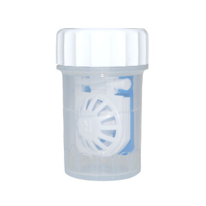 Antimikrobieller Kontaktlinsenbehälter Synergi TM für weiche Kontaktlinsen mit Körbchen
