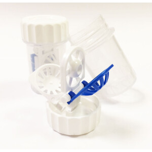 Antimikrobieller Kontaktlinsenbehälter Synergi TM für weiche Kontaktlinsen mit Körbchen