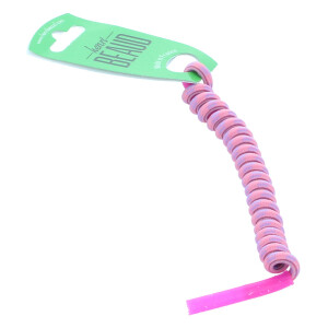 Elastisches Spiralband für Kinder mit Silikon Tube-Endstück von Julbo rosa-lila
