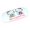 super Brillenetui für Kinder "Hello Kitty als Zwilling" mit Metallscharnier