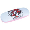 niedliches Brillenetui für Kinder "Hello Kitty mit Schleifchen" mit Metallscharnier