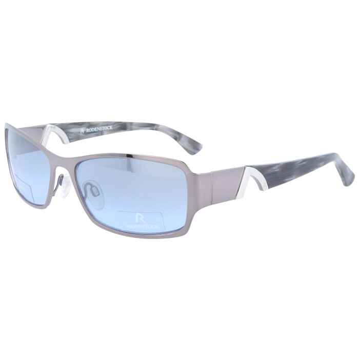 Verspiegelte Rodenstock Sonnenbrille R1263 B mit grau - blauer Tönung UV 400