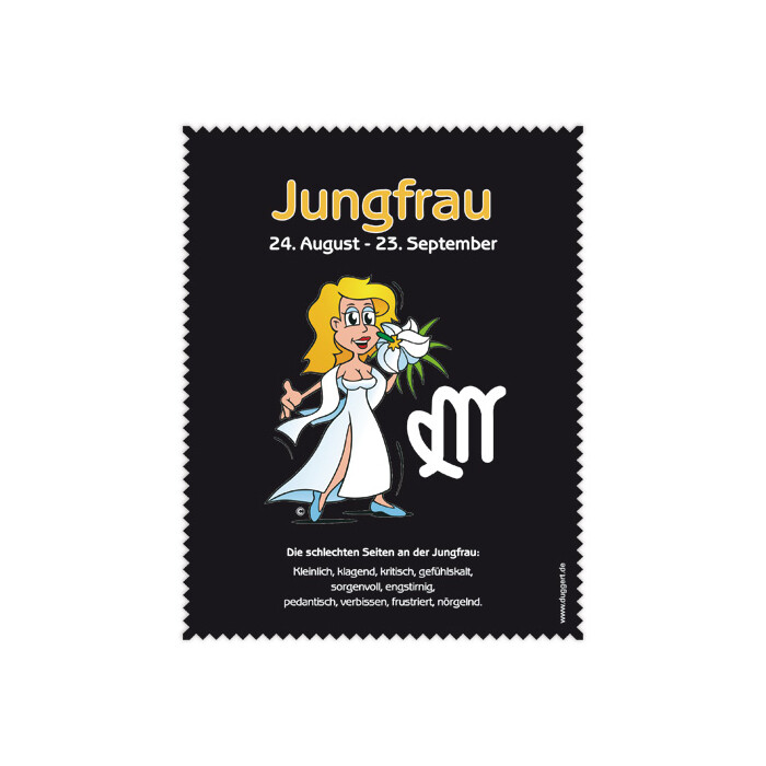 Astrolux - Sternzeichen Microfasertuch Jungfrau