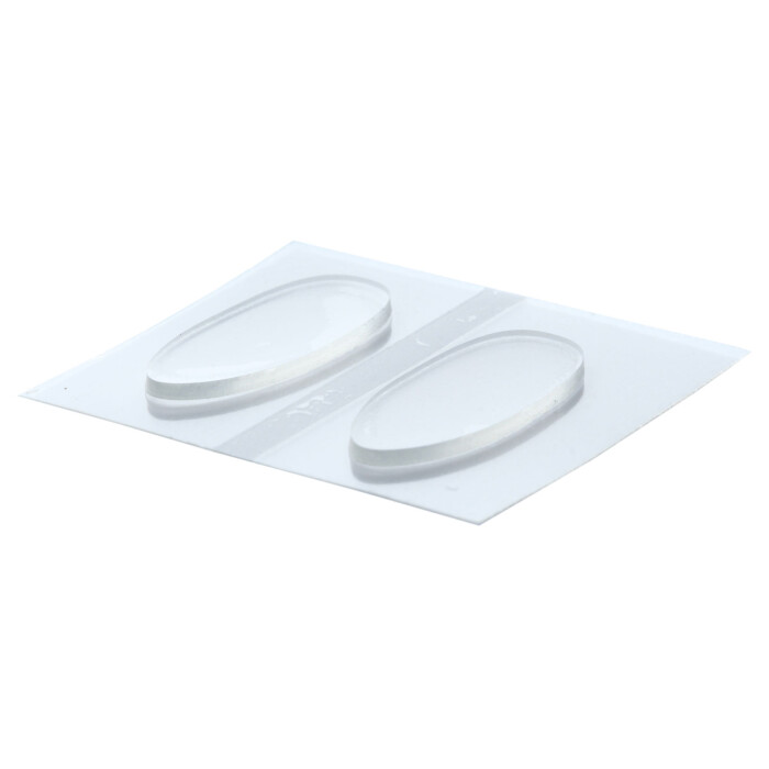 Nasenpad zum aufkleben aus Silikon - 4 Größen - Höhe 0,85mm 15mm