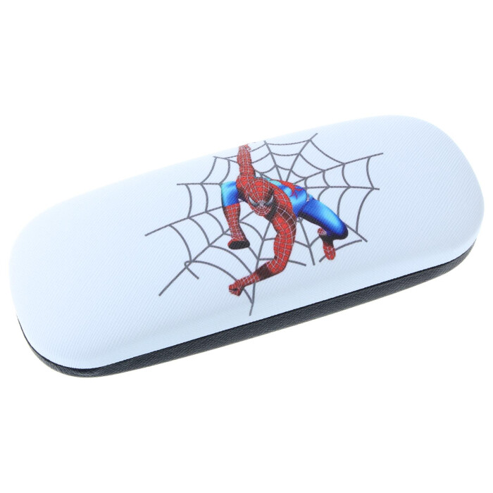 niedliches Brillenetui für Kinder "Spiderman" mit Metallscharnier