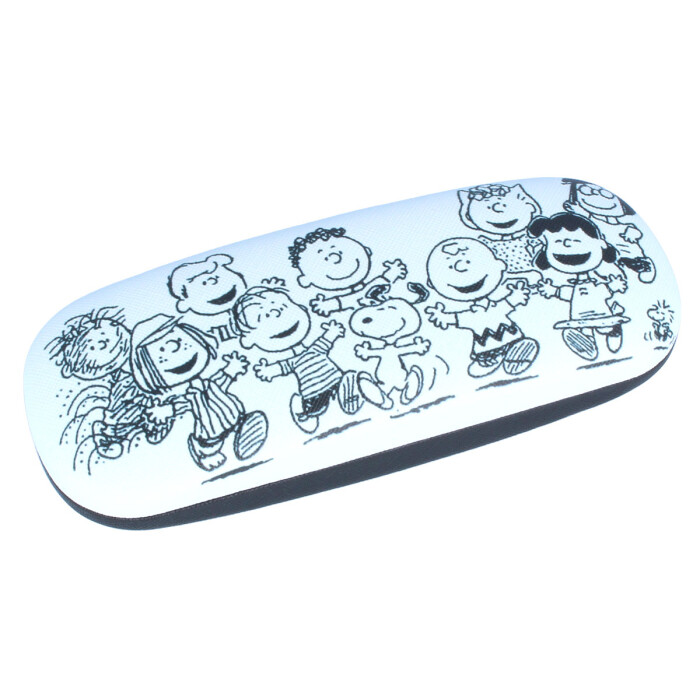 super Brillenetui für Kinder "Snoopy and Friends" Peanuts mit Metallscharnier