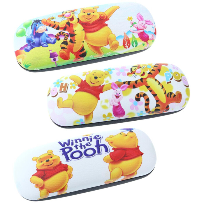 super Brillenetui für Kinder "Winnie Pooh, Tiger und Ferkel"