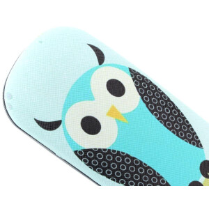 super Brillenetui für Kinder "Eule" mit Metallscharnier