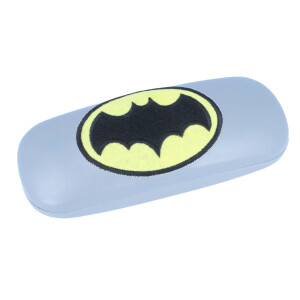 niedliches Brillenetui für Kinder "BATMAN" mit Metallscharnier in zwei Farben grau