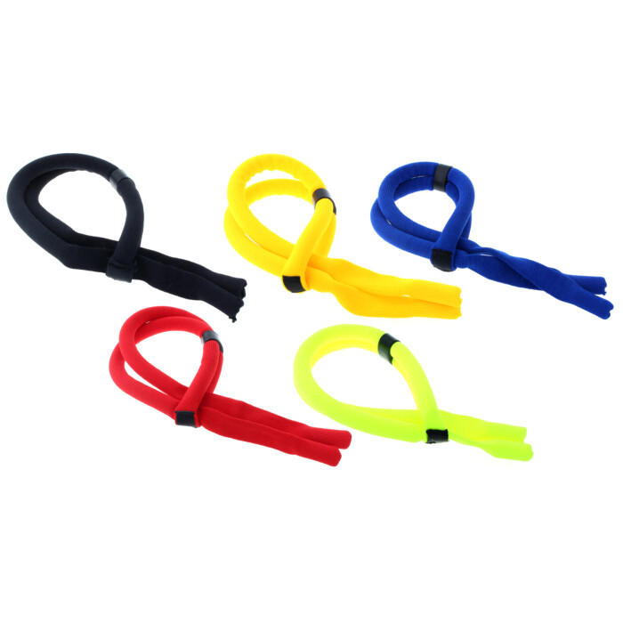 schwimmfähiges Sportbrillenband / Sportband in gelb, rot, blau oder schwarz