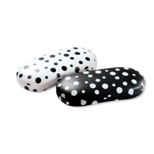 Elegantes Brillenetui "POLKA-DOTS" mit...