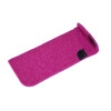 Tasche/ Einsteck-Brillenetui "FELTRO" aus Filz mit Klettverschluss in pink
