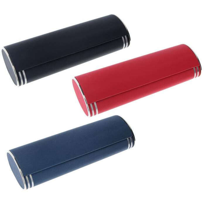 ovales Etui "Robi" mit Magnetverschluss in versch. Farben