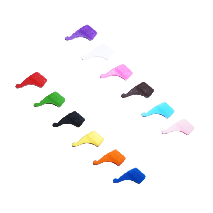 Sportbügelenden / Fassungshalter 3,0 x 1,5 - Länge 20mm in 12 verschiedenen Farben
