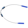 Brillenband / Kordel - längenverstellbares Funktions-Brillenband aus Drahtseil |  Neck-Strap blau