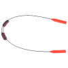 Brillenband / Kordel - längenverstellbares Funktions-Brillenband aus Drahtseil |  Neck-Strap rot-orange