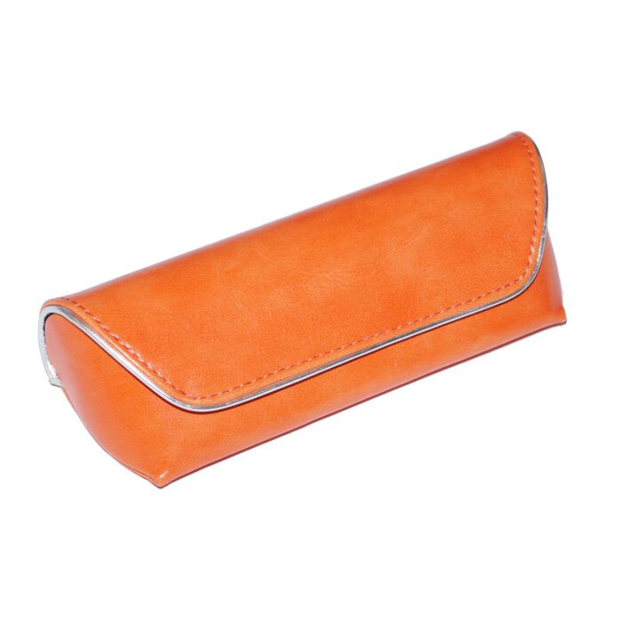 Kunstleder Taschenetui HUCKY mit magnetischem Verschluss in Orange
