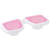 Kontaktlinsenbehälter SONNENBRILLE für weiche Kontaktlinsen pink