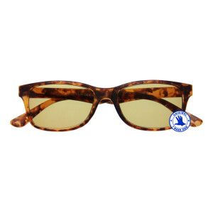 Lesebrille mit Sonnenschutz Tönung SUNRISE in schwarz oder braun braun +1,00 dpt