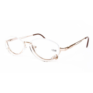 Elegante Schminkbrille aus Metall mit schwenkbaren...