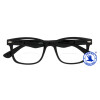 Bifokalbrille GATSBY (mit Leseteil / Nahteil) in schwarz / braun / rot / blau schwarz +1,50 dpt