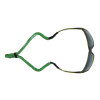 schwimmfähiges Brillenbands / Schwimmband in blau oder grün mit Silikon Tube Endstück blau