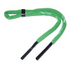 schwimmfähiges Brillenbands / Schwimmband in blau oder grün mit Silikon Tube Endstück grün