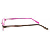 Stylische Damen - Brillenfassung YOBO  9045  C 67  51/17  in Pink / Holzoptik