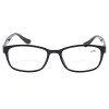 Bifokal-Brille (Zweistärkenbrille) in schwarz +1,00 dpt