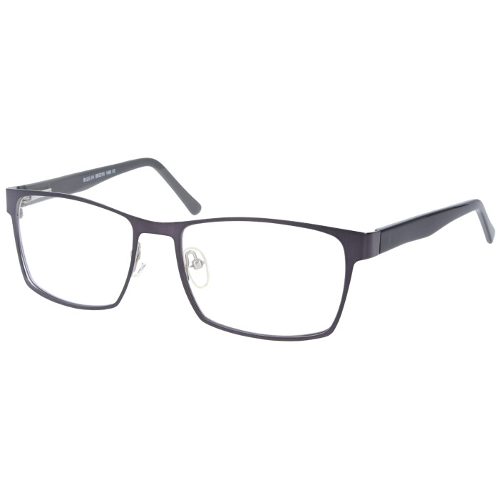 Zeitlose Unisex - Brillenfassung OO 6128.04  46-18 in Schwarz mit Federscharnier