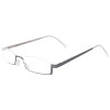 Auffällige Unisex-Brillenfassung - ALBTRAUF Waldkauz 8693 - in Grau mit Federscharnier