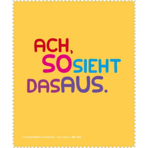 Rannenberg & Friends Brillenputztuch "Ach, so...