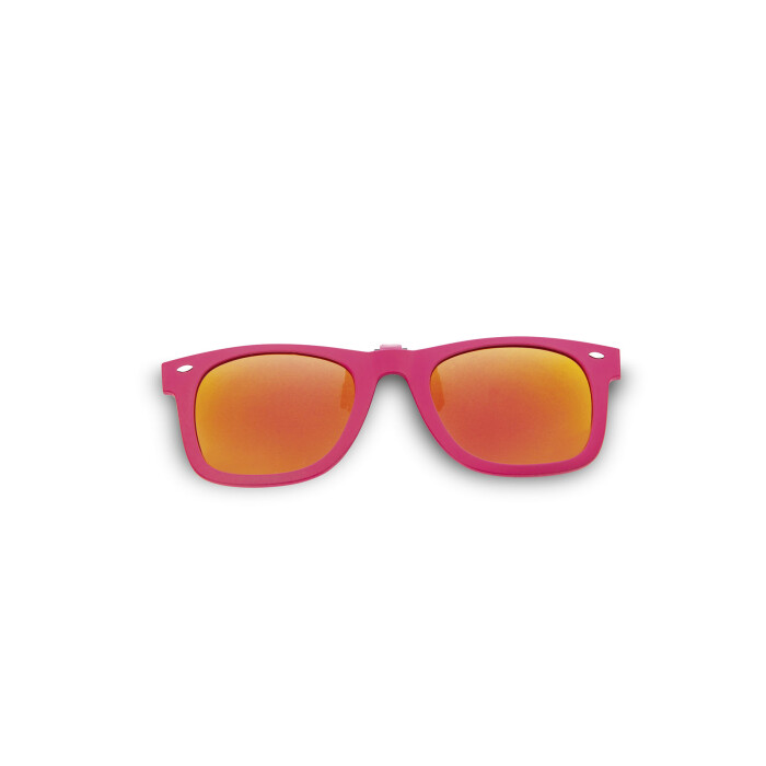 Sonnenschutz Vorhänger - schwenkbar mit Polarisation - Klein Pink-Rosa verspiegelt