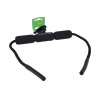 schwimmfähiges Brillenband / Schwimmband in Schwarz mit Silikon Tube Endstück