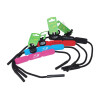 schwimmfähiges Brillenband / Schwimmband in Schwarz mit Silikon Tube Endstück