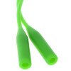 Brillenband aus Silikon mit Tube-Endstück in Grün rund