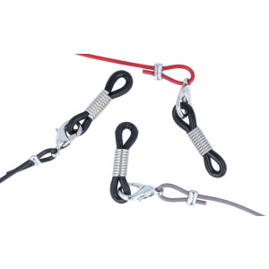 Gummiband / Brillenkordel in schwarz, taupe oder bordeaux...