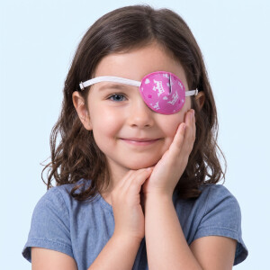 kay funpatch - textile Augenokklusionsklappe mit Kopfhalteband für Kinder
