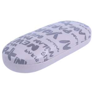 Robustes Hardcase-Brillenetui CITY Grau mit Scharnier