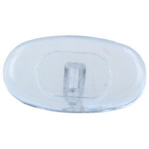 Nasenpad aus Glas (allergiefrei) zum Schrauben 13mm oval