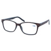 Fertiglesebrille FRED in Holzoptik mit Federscharnier Dunkelbraun +1,00 dpt