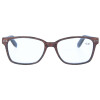 Fertiglesebrille FRED in Holzoptik mit Federscharnier Dunkelbraun +2,50 dpt
